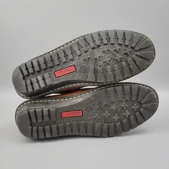 Pikolinos Women’s Ankle Boots 2 Tone Brown Lace Up Comfort Shoes US 7 EUR 37 - Picture 9 of 11